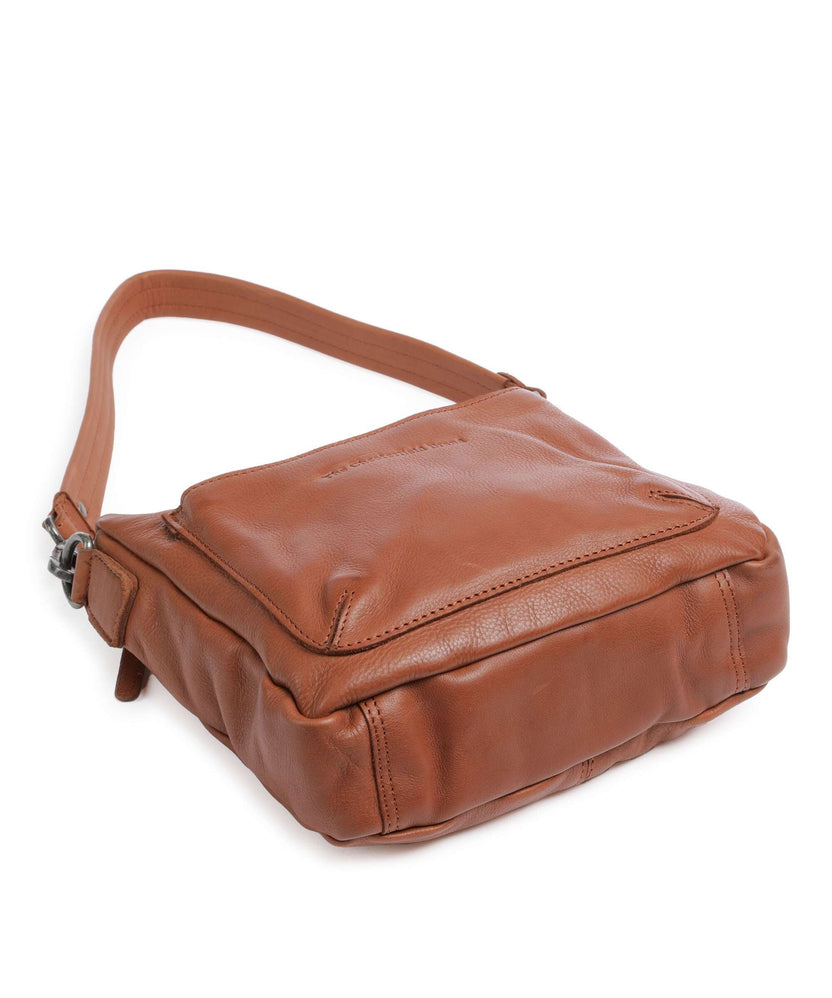 The Chesterfield Brand Washed Waxed Cow Caroline Shoulder bag cognac