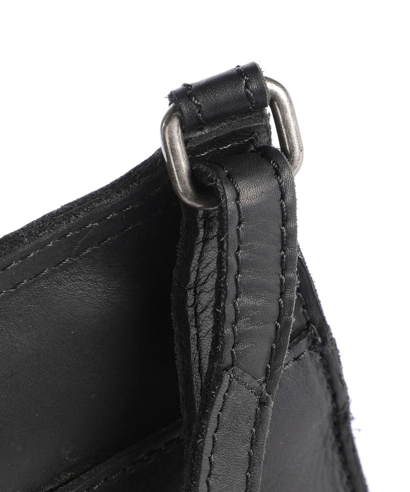 The Chesterfield Brand Cow Wax Pull Up Nebra Phone bag black