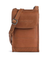 The Chesterfield Brand Cow Wax Pull Up Nebra Handytasche cognac
