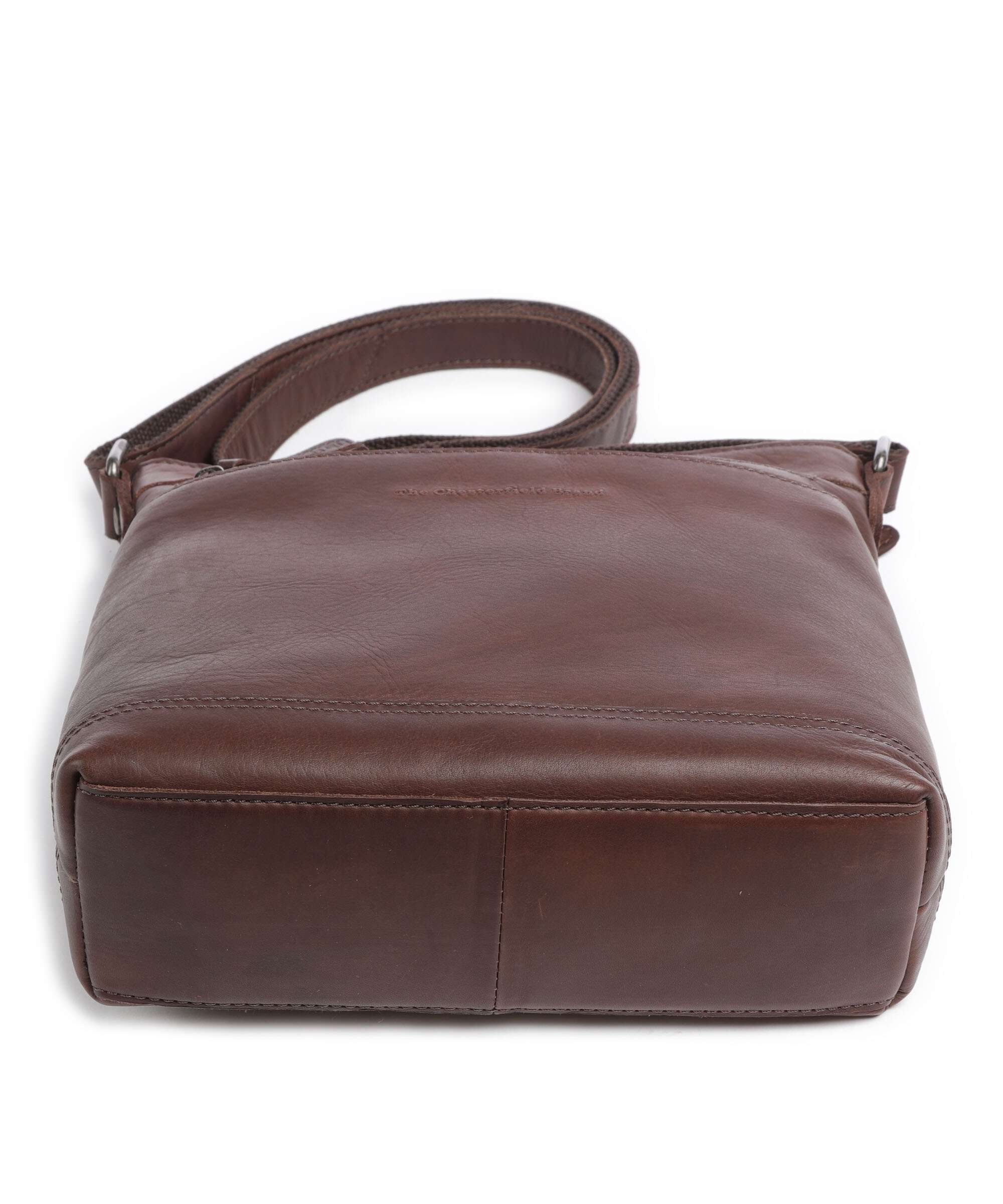 The Chesterfield Brand Cow Wax Pull Up Almeria Crossbody bag brown