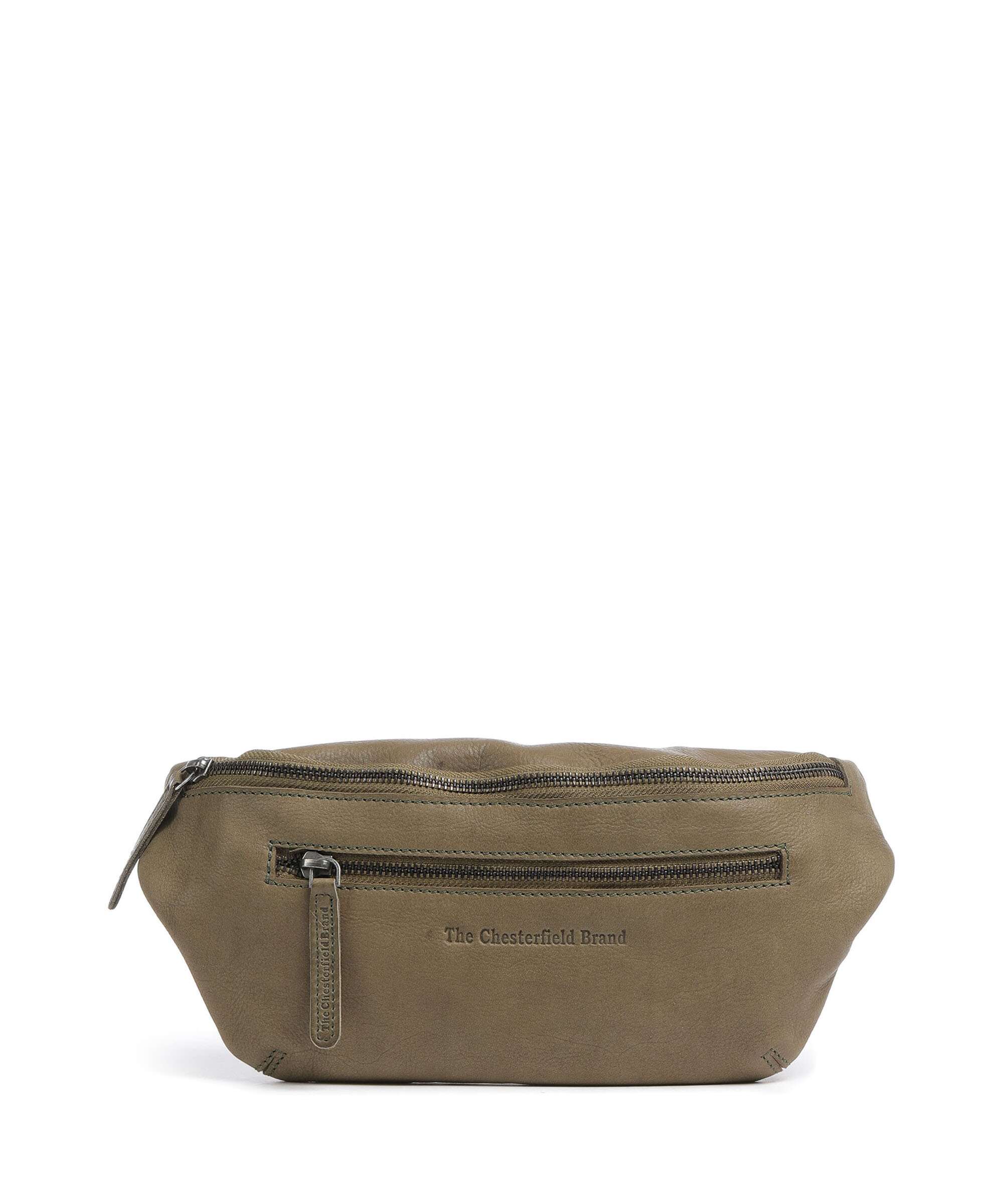 The Chesterfield Brand Washed Waxed Cow Severo Belt bag olive green