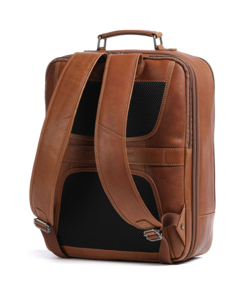 The Chesterfield Brand Cow Wax Pull Up Jamaica Backpack cognac