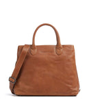 The Chesterfield Brand Cow Wax Pull Up Passau Borsa a mano cognac
