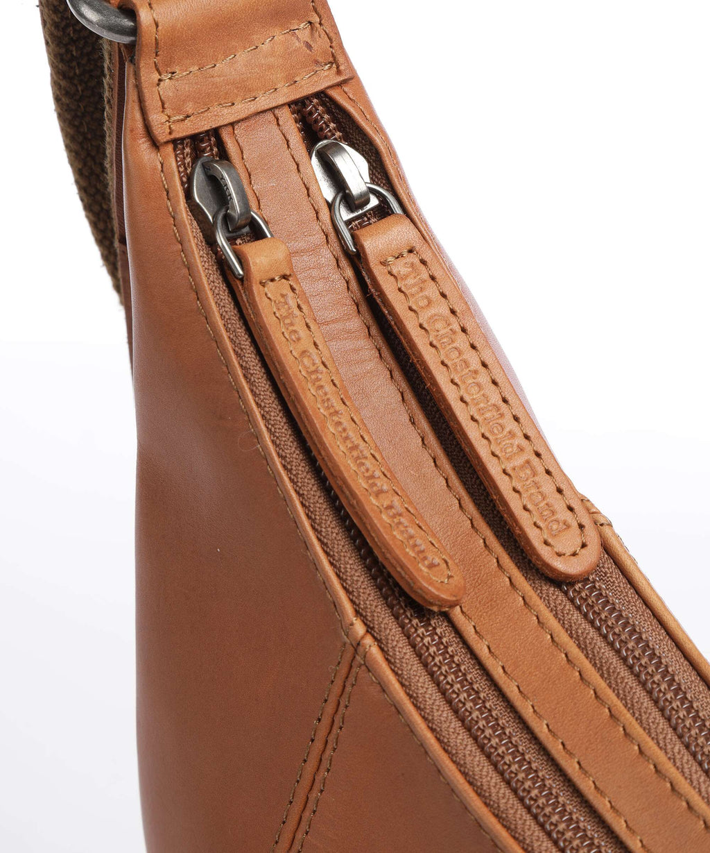 The Chesterfield Brand Wax Pull Up Cow Arlette Hobo bag cognac