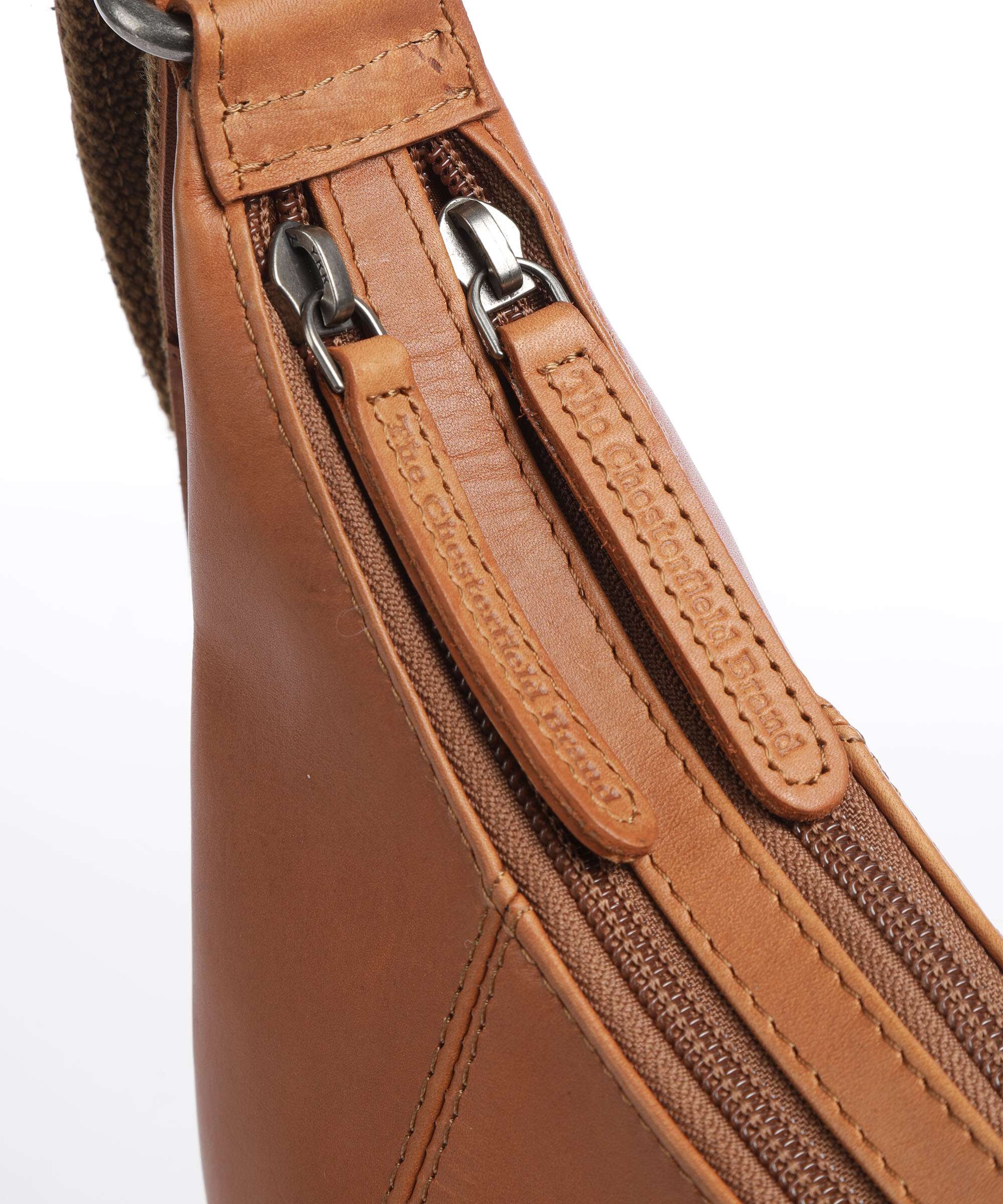 The Chesterfield Brand Wax Pull Up Cow Arlette Hobo bag cognac