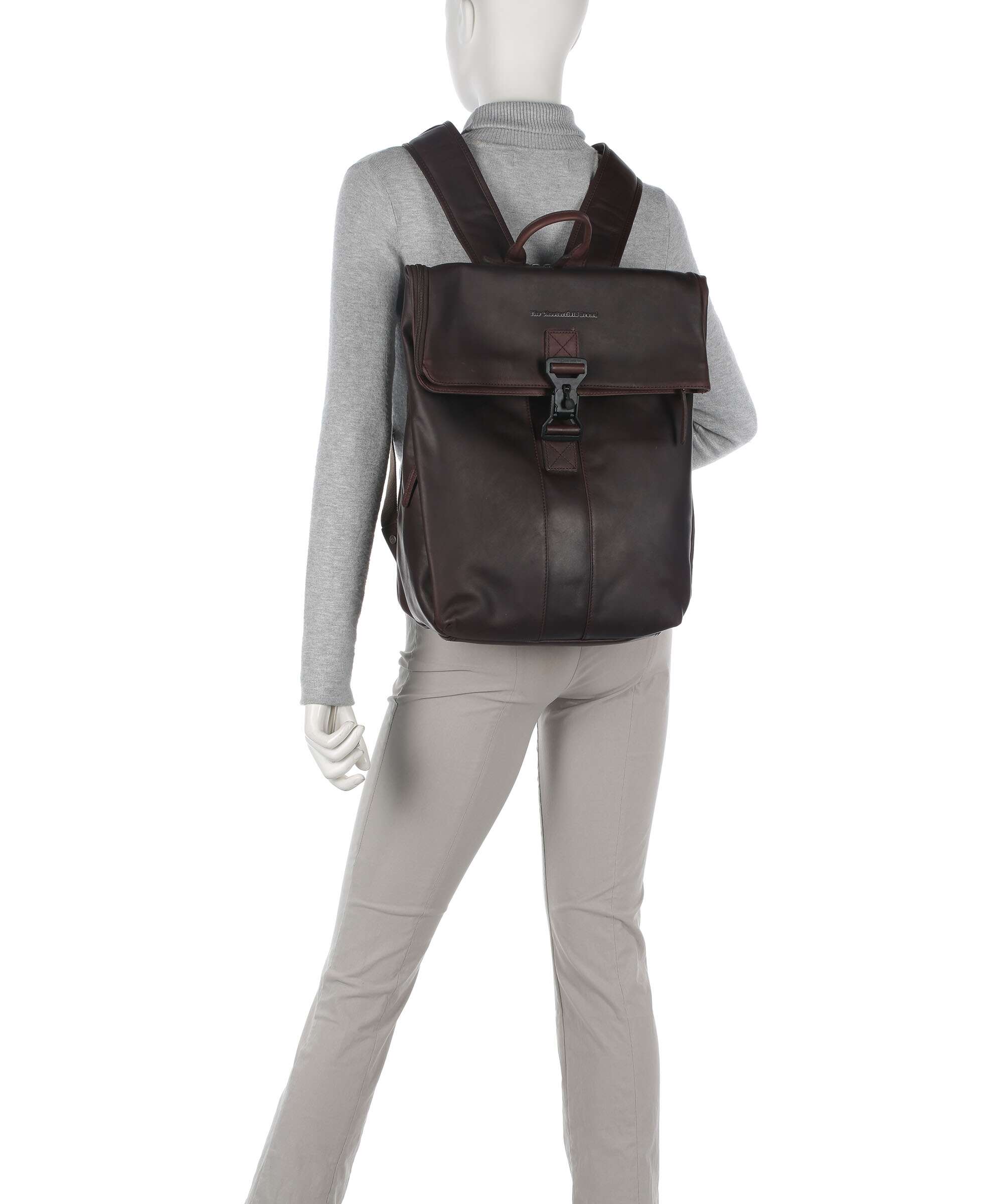 The Chesterfield Brand Wax Pull Up Cow Savona Backpack brown