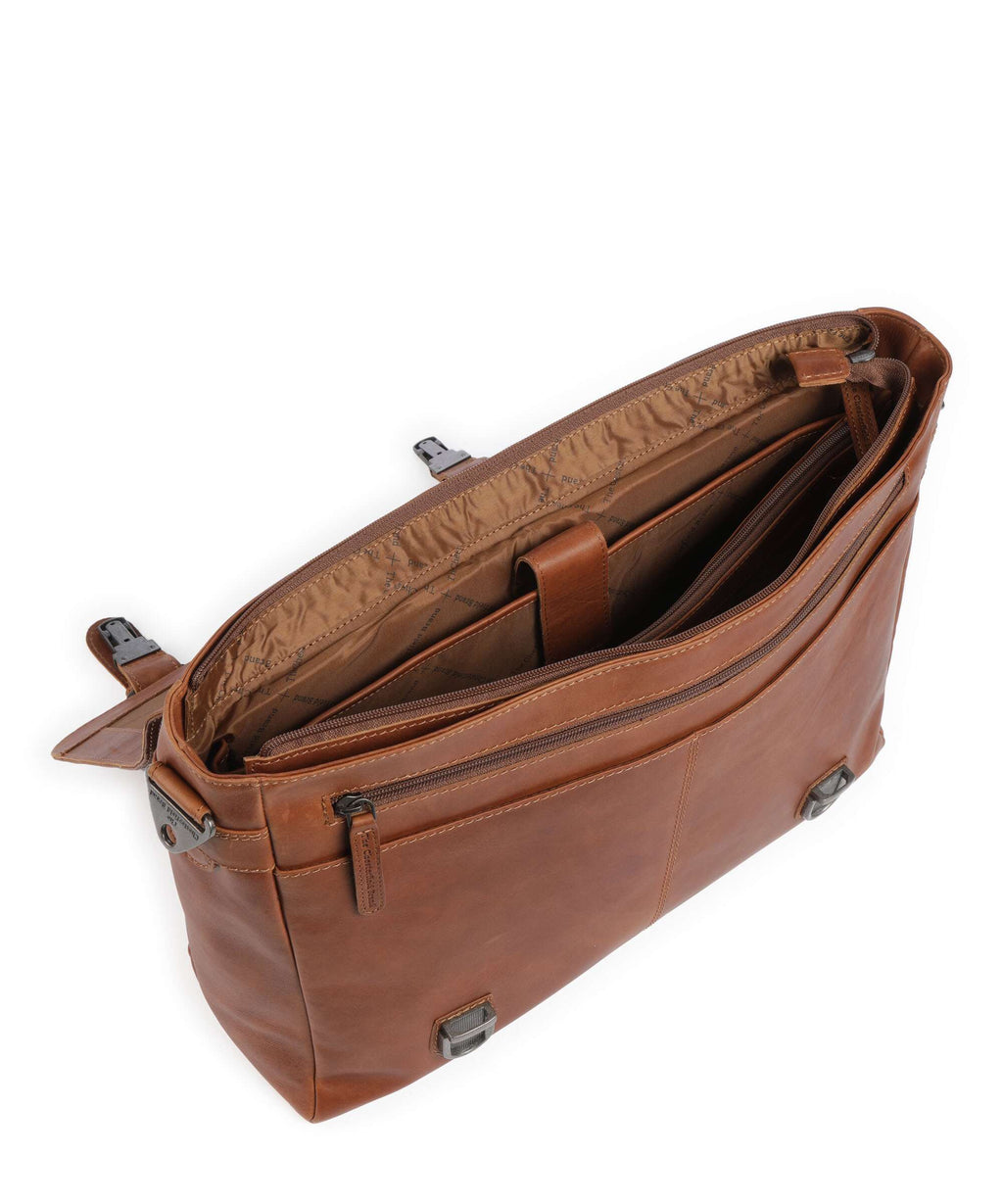 The Chesterfield Brand Imperia Briefcase cognac