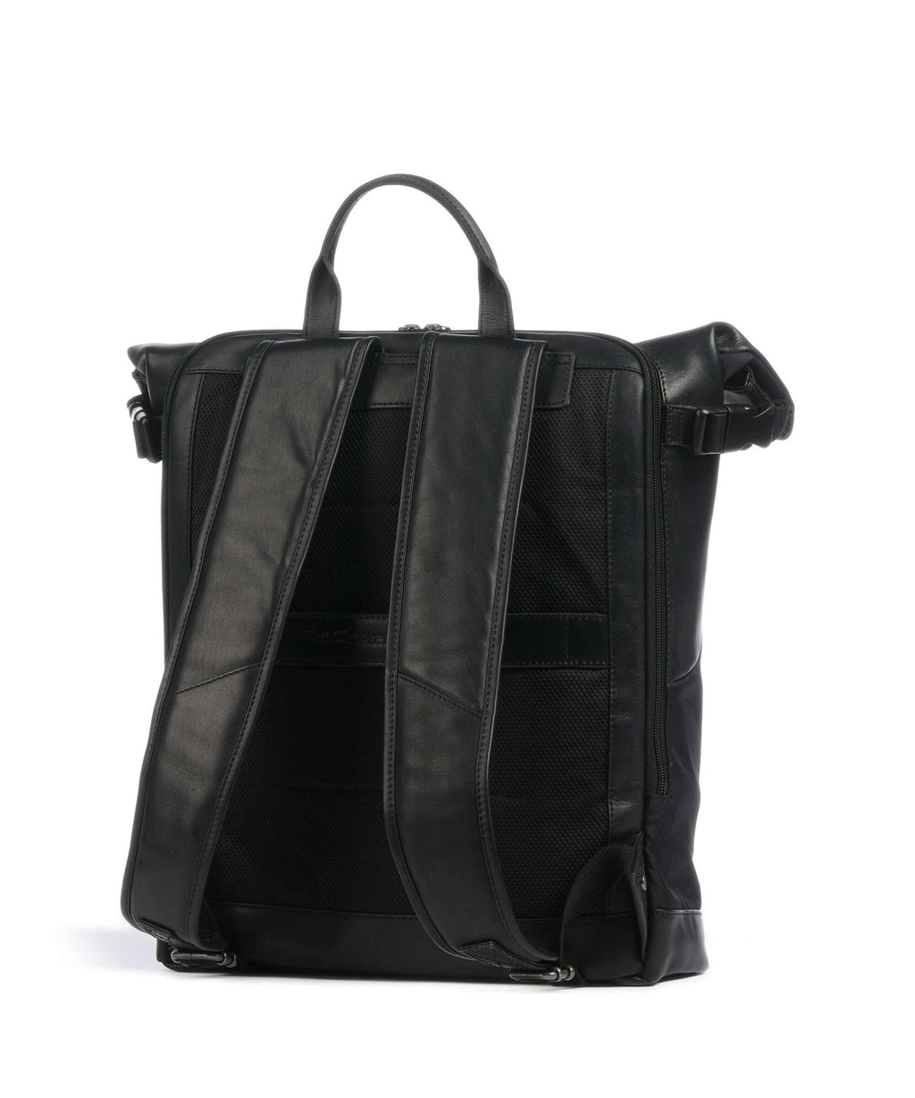 The Chesterfield Brand Fusion Bornholm Rolltop backpack black
