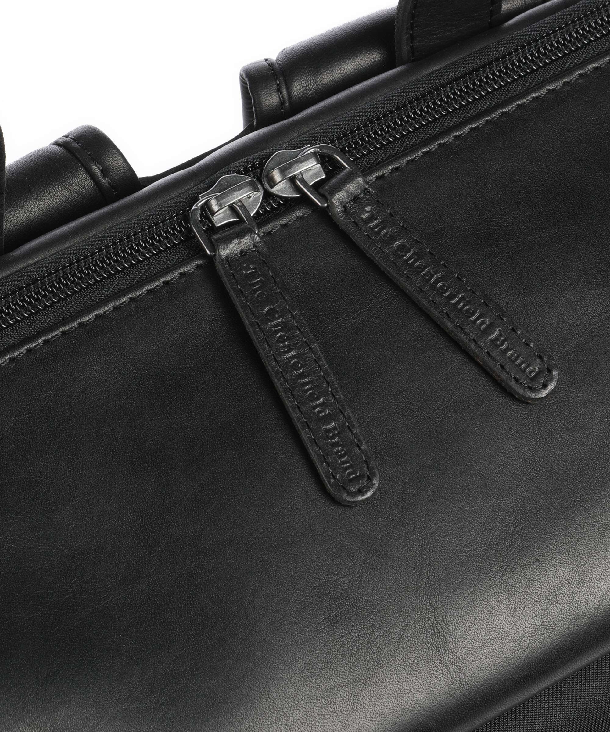 The Chesterfield Brand Fusion Bornholm Rolltop backpack black
