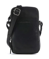 The Chesterfield Brand Cow Wax Pull Up Alesund Borsetta porta cellulare black