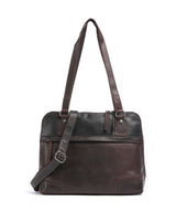The Chesterfield Brand Cow Wax Pull Up Belgrado Sac porté épaule brown