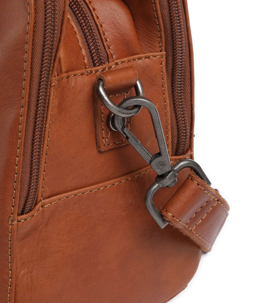 The Chesterfield Brand Wax Pull Up Cow Ezra Handbag cognac