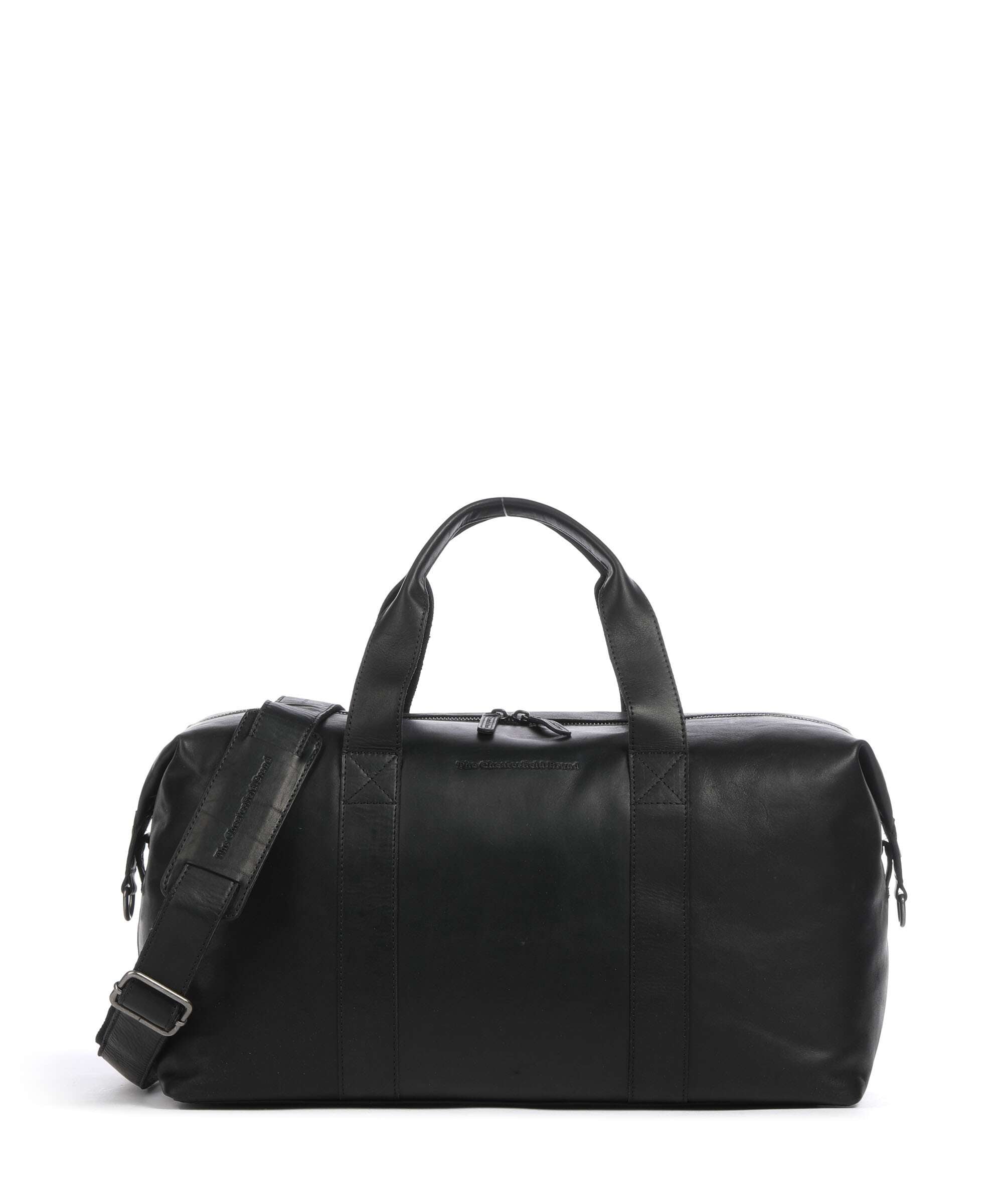The Chesterfield Brand Wax Pull Up Cow Conor Weekend bag black