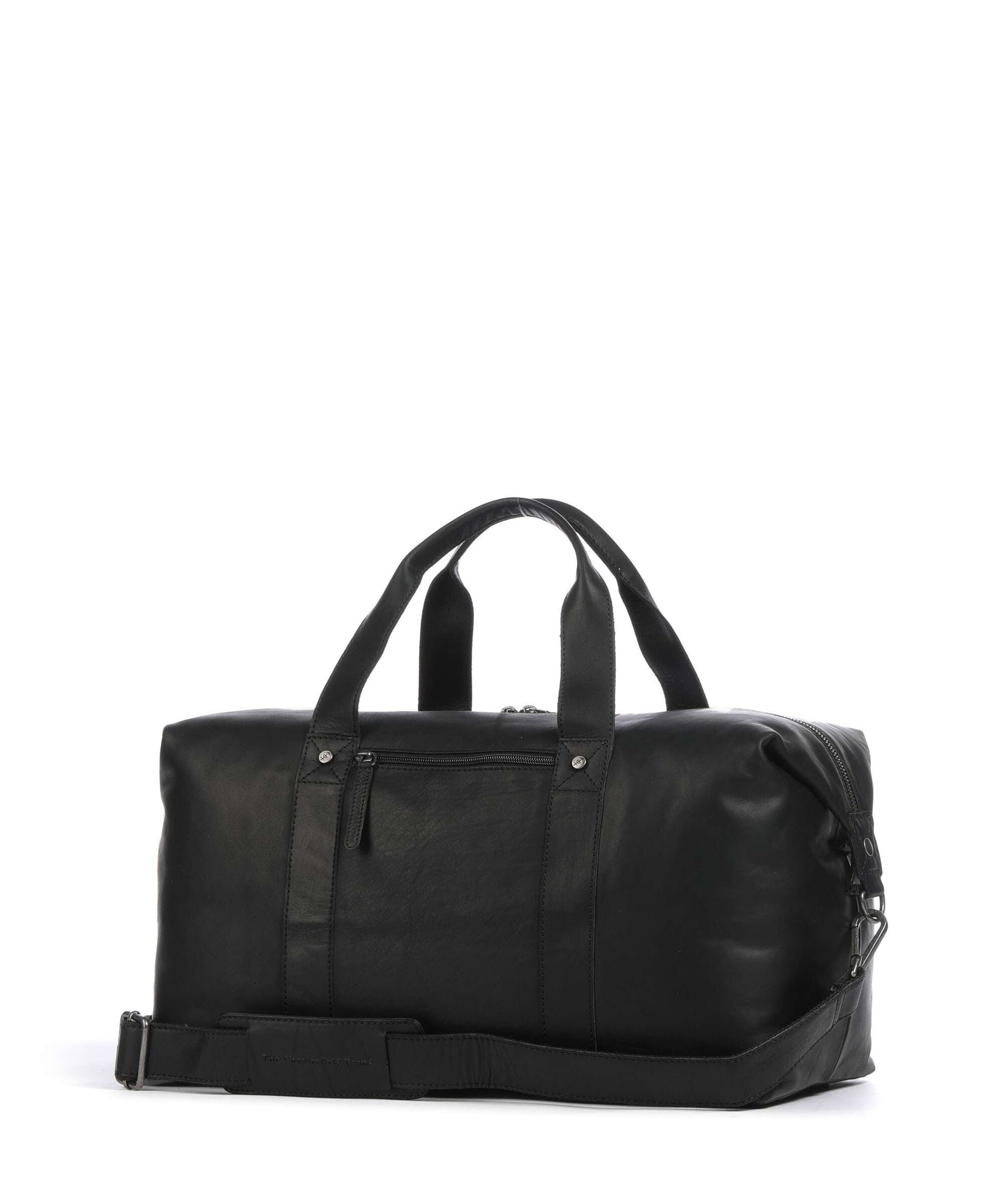 The Chesterfield Brand Wax Pull Up Cow Conor Weekend bag black