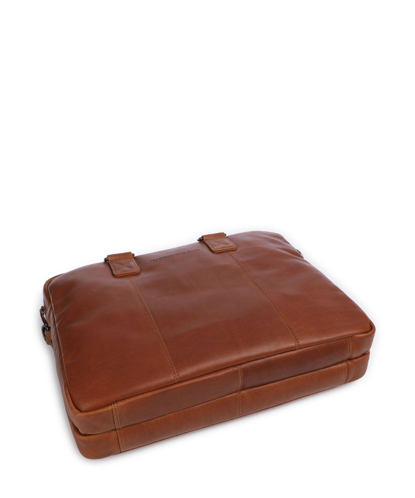 The Chesterfield Brand Cow Wax Pull Up Fabian Briefcase cognac