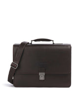 The Chesterfield Brand Cow Wax Pull Up Glenwood Porte-document brown