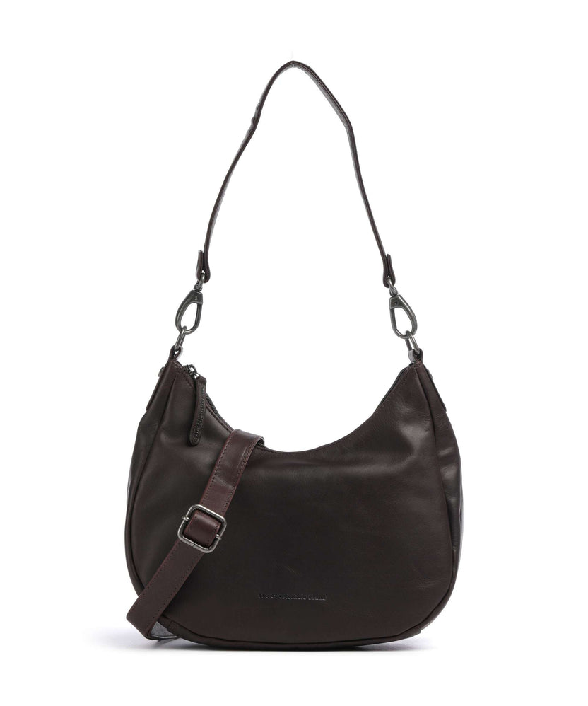 The Chesterfield Brand Cow Wax Pull Up Alexandria Shoulder bag brown