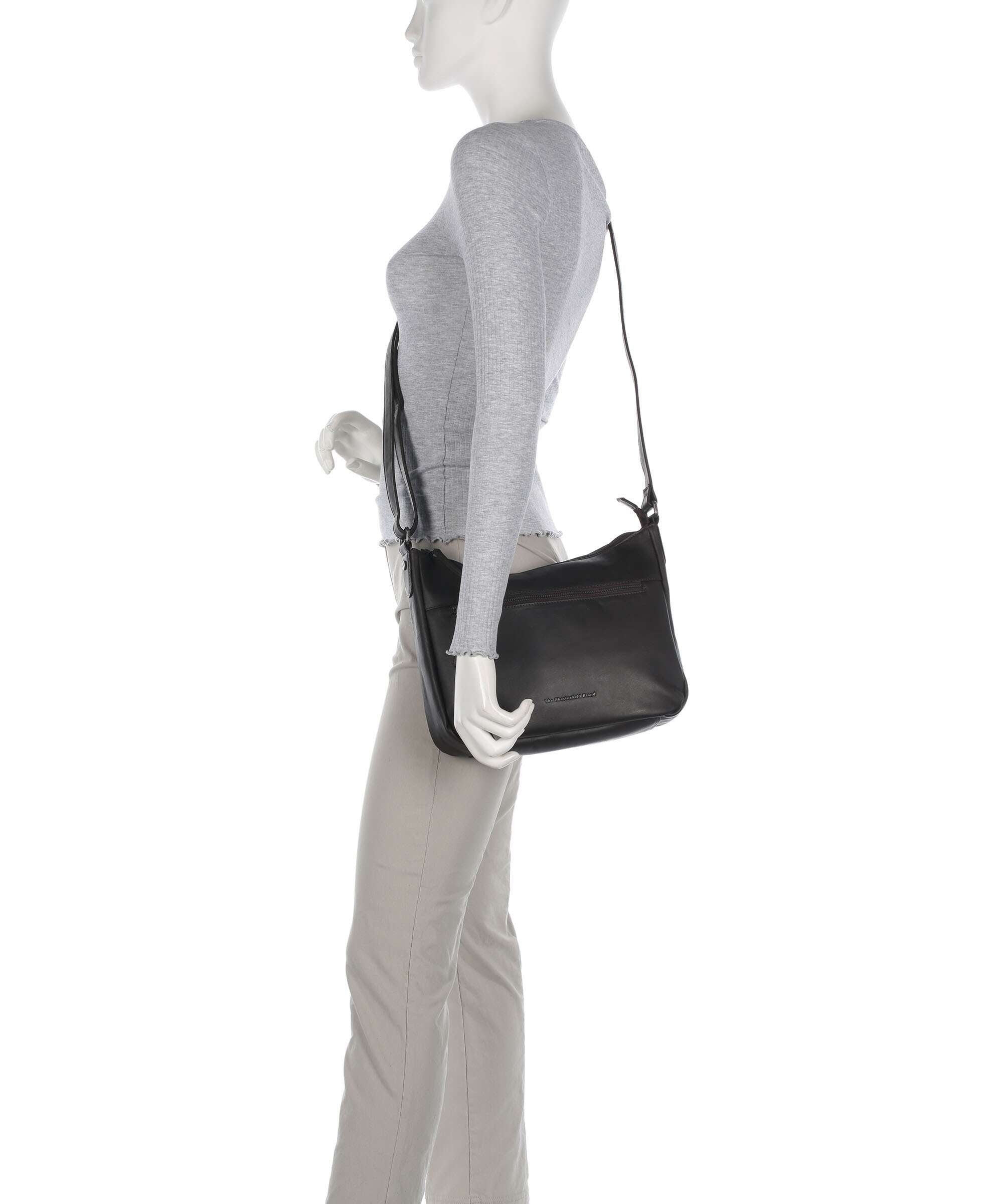 The Chesterfield Brand Wax Pull Up Cow Loraine Crossbody bag brown
