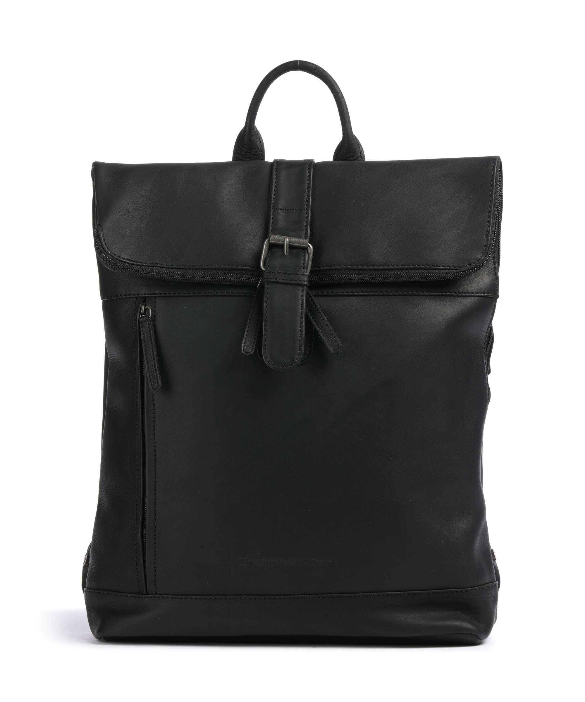 The Chesterfield Brand Wax Pull Up Cow Larsson Backpack black