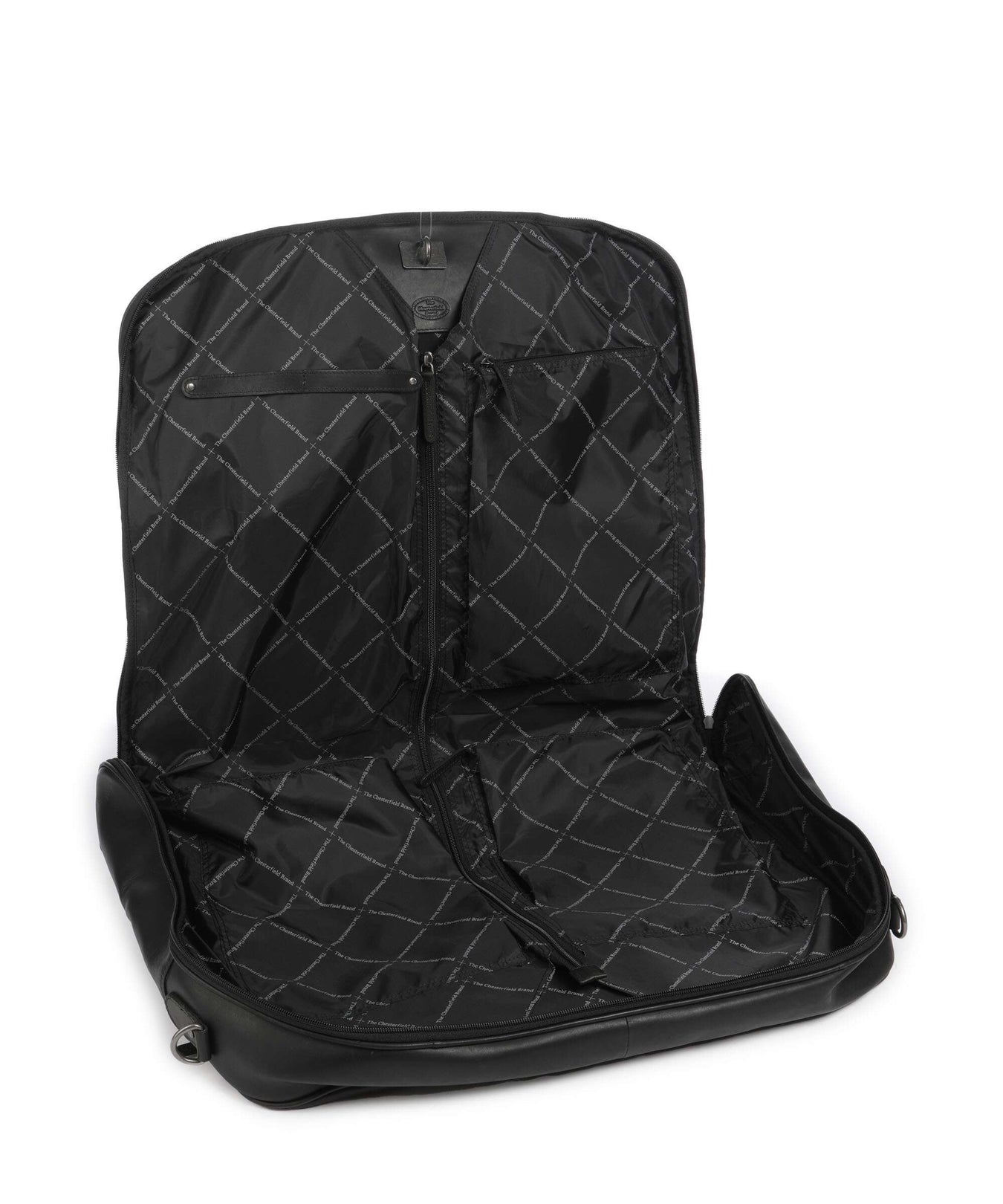 The Chesterfield Brand Cow Wax Pull Up Josh Garment bag black