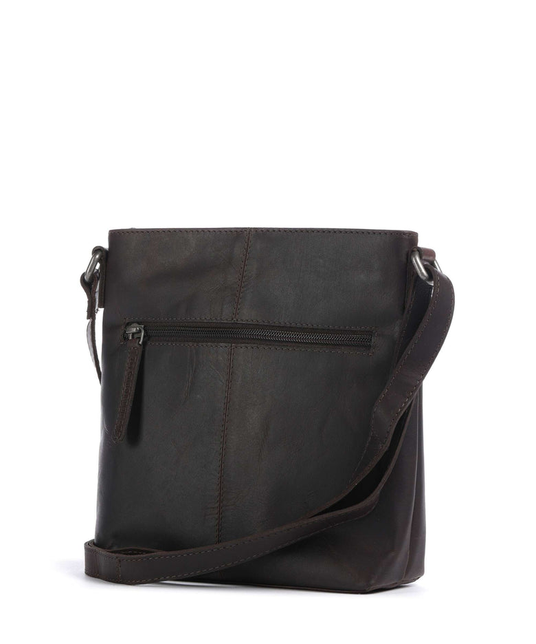 The Chesterfield Brand Wax Pull Up Cow Navene Crossbody bag brown