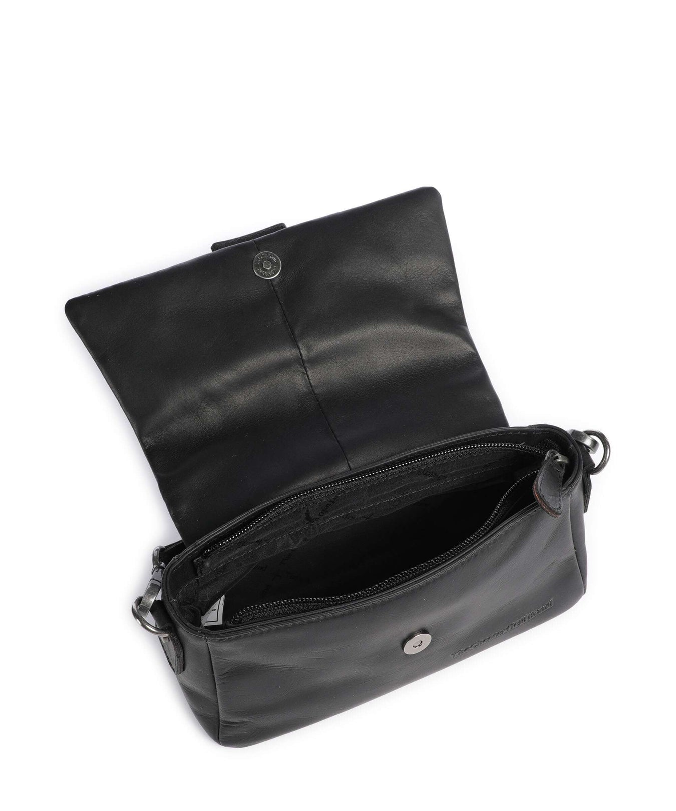 The Chesterfield Brand Wax Pull Up Cow Clifden Shoulder bag black