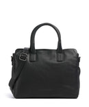 The Chesterfield Brand Wax Pull Up Cow Valmonte Borsa a mano black