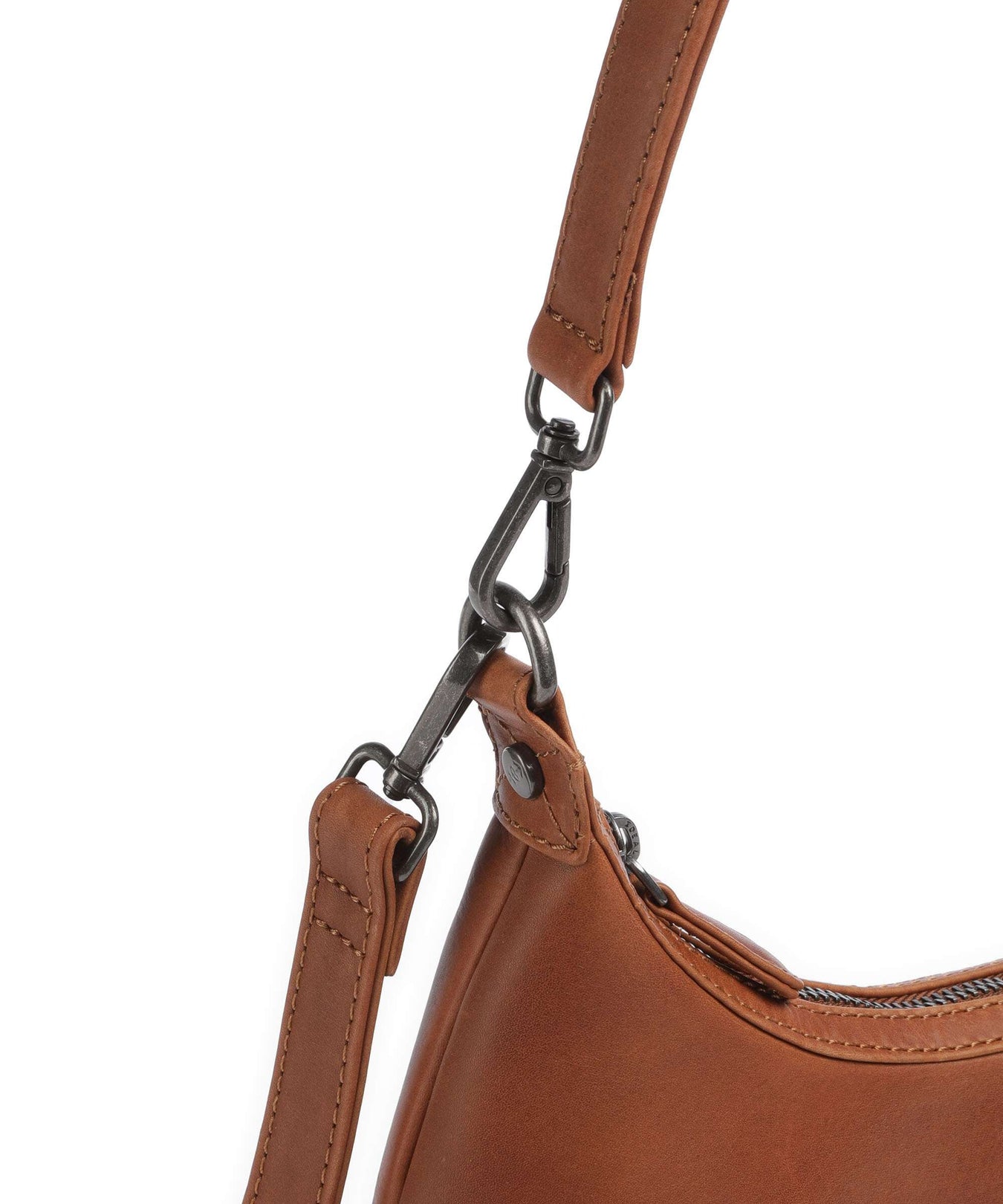The Chesterfield Brand Wax Pull Up Cow Nancy Shoulder bag cognac