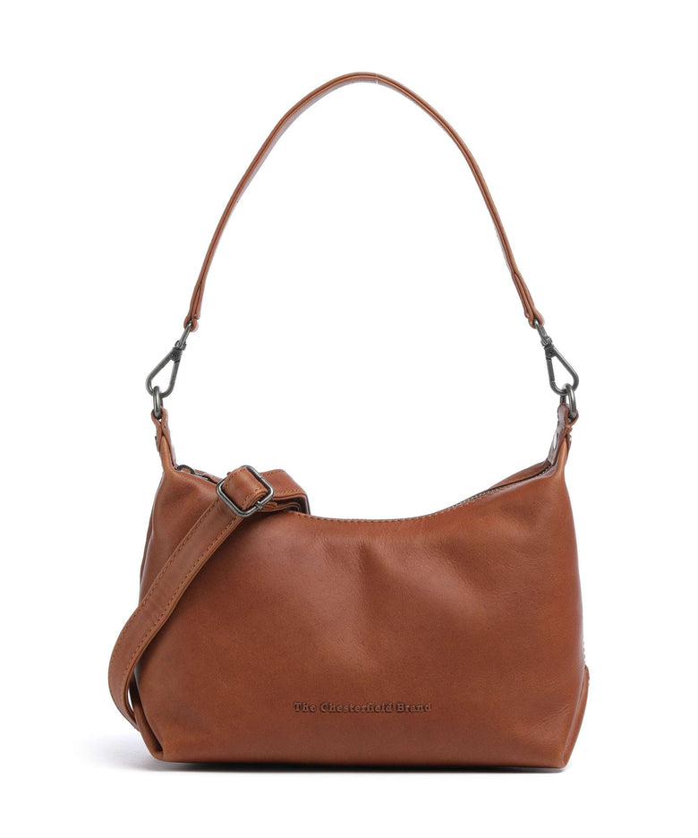 The Chesterfield Brand Wax Pull Up Cow Christie Shoulder bag cognac