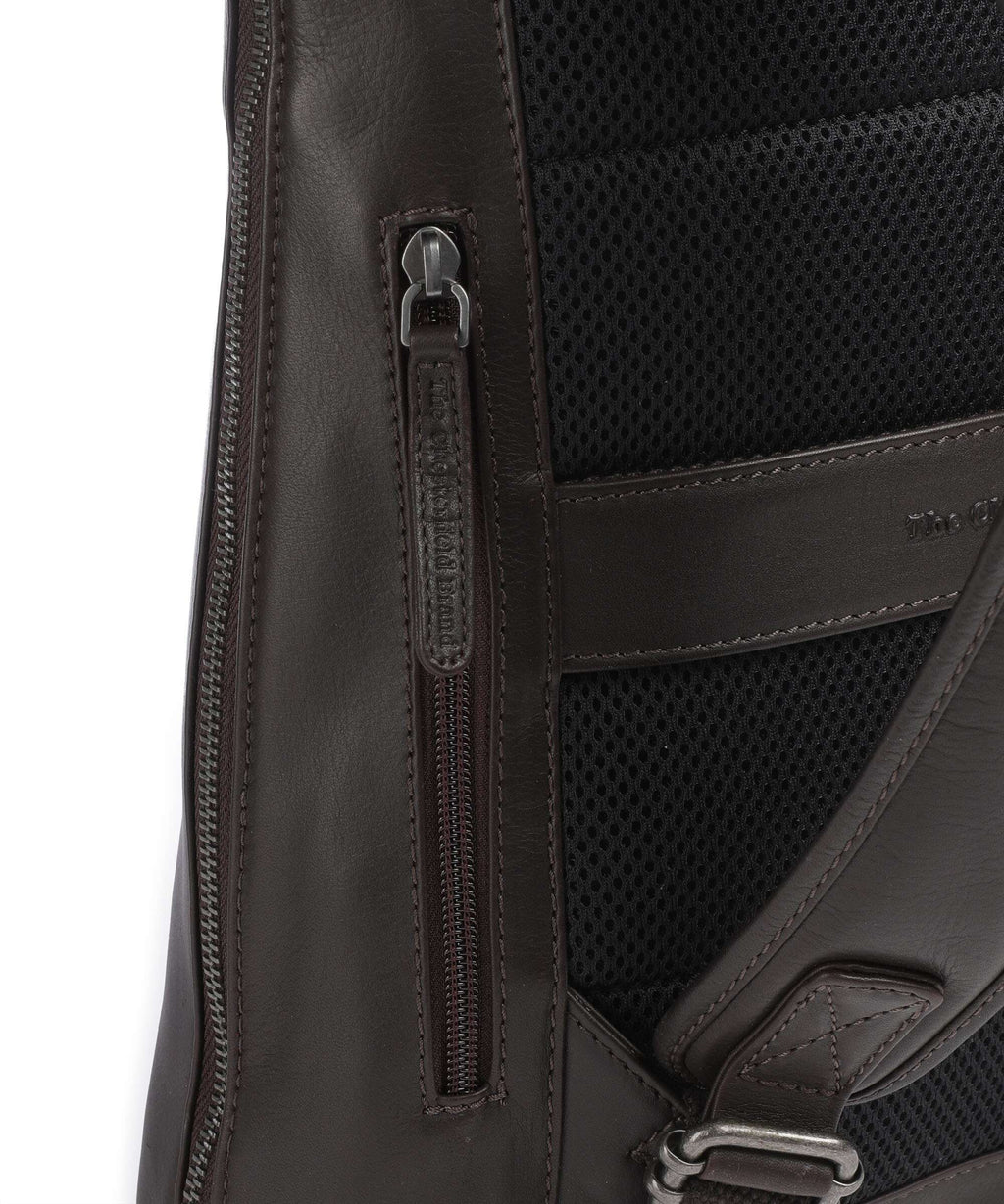 The Chesterfield Brand Wax Pull Up Cow Filmore Backpack brown