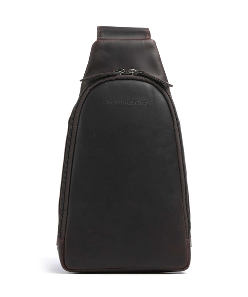 The Chesterfield Brand Wax Pull Up Cow Bowey Sling bag brown