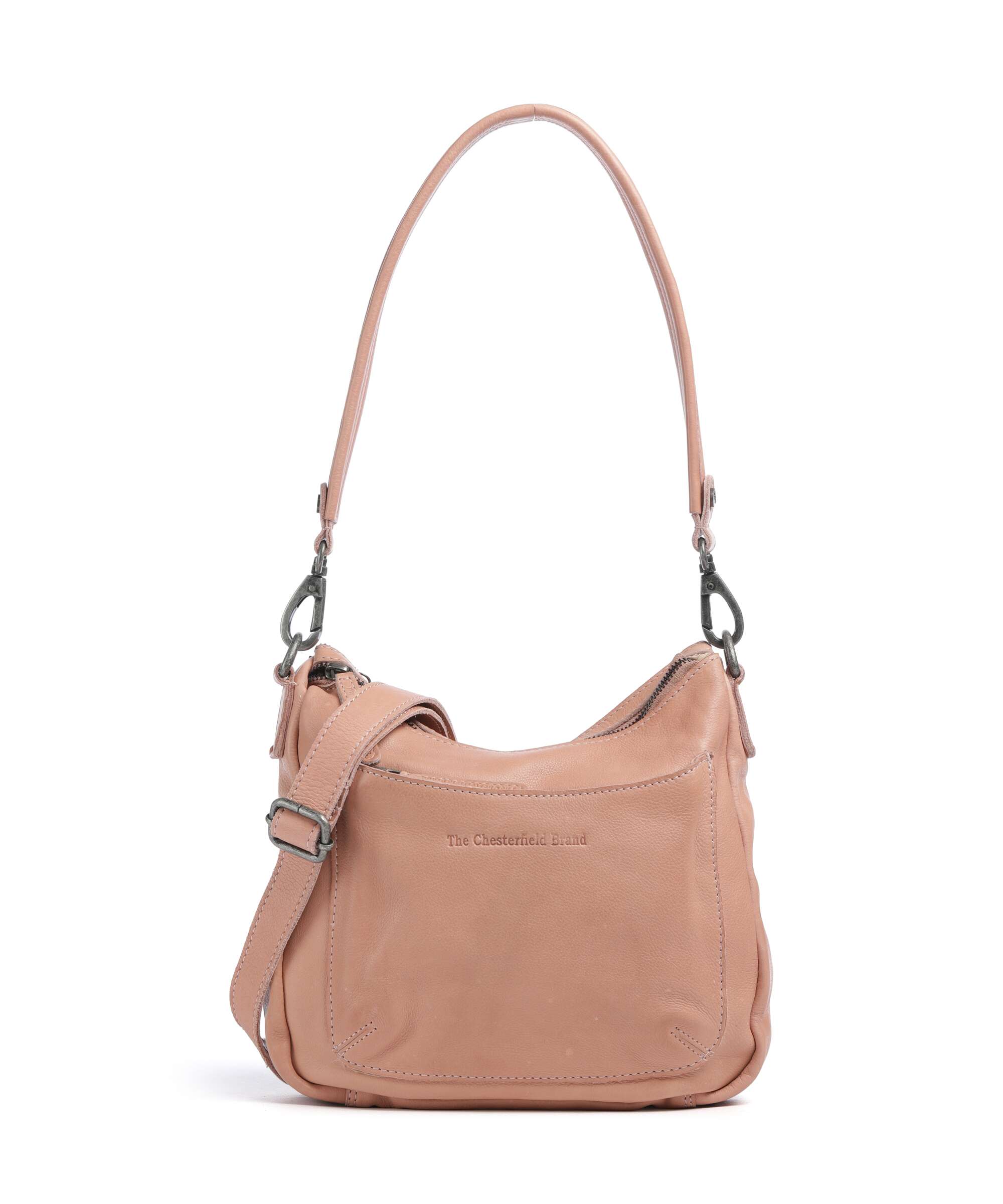 The Chesterfield Brand Washed Waxed Cow Caroline Crossbody bag vintage rose