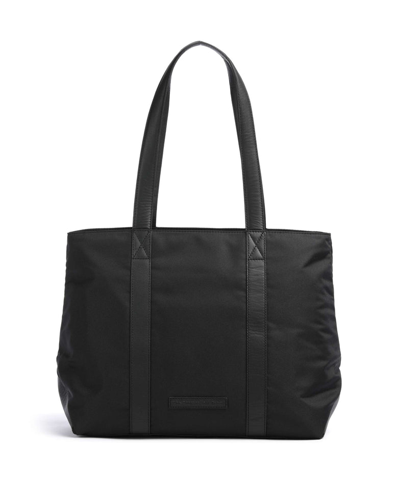 The Chesterfield Brand Nylon Wax Pull Up Otta Tote bag black