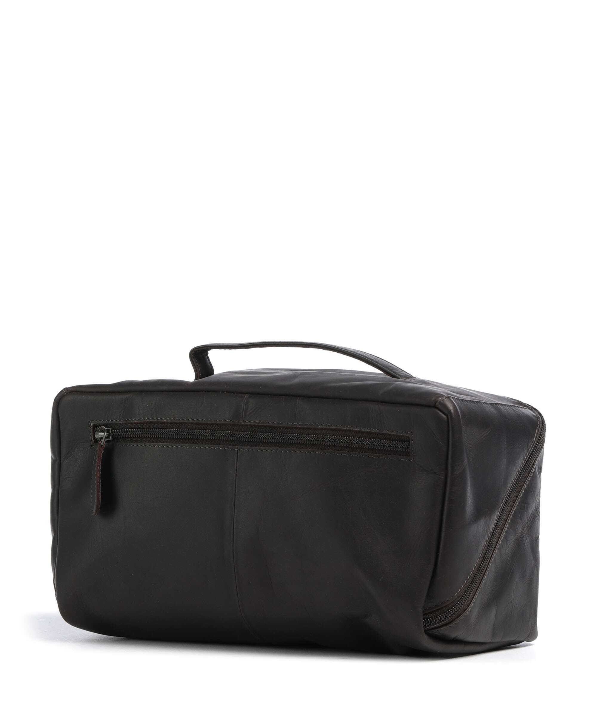 The Chesterfield Brand Wax Pull Up Cow Trevia Toiletry bag brown