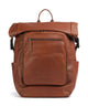 The Chesterfield Brand Wax Pull Up Cow Remo Rolltop Rucksack cognac