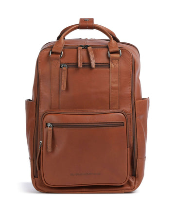 The Chesterfield Brand Wax Pull Up Cow Calden Backpack cognac