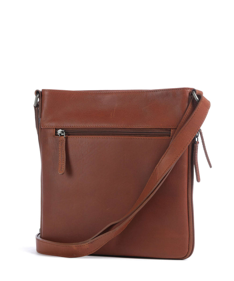 The Chesterfield Brand Wax Pull Up Cow Mirea Crossbody bag cognac