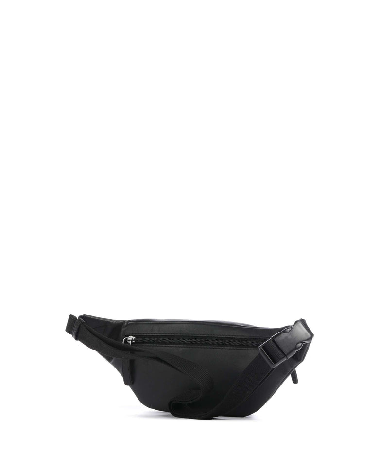 The Chesterfield Brand Wax Pull Up Cow Brana Belt bag black