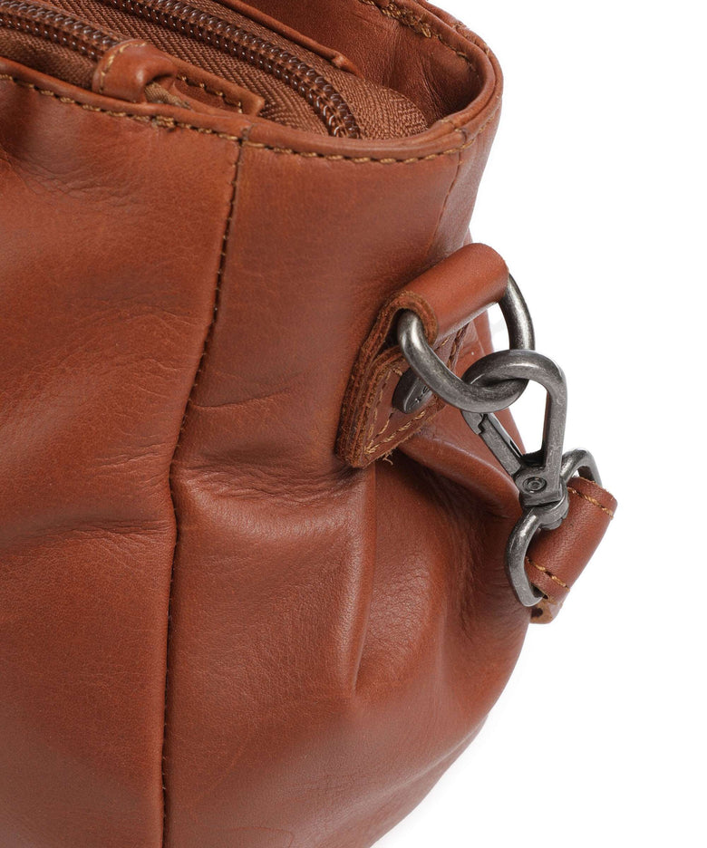 The Chesterfield Brand Wax Pull Up Cow Fenja Handbag cognac