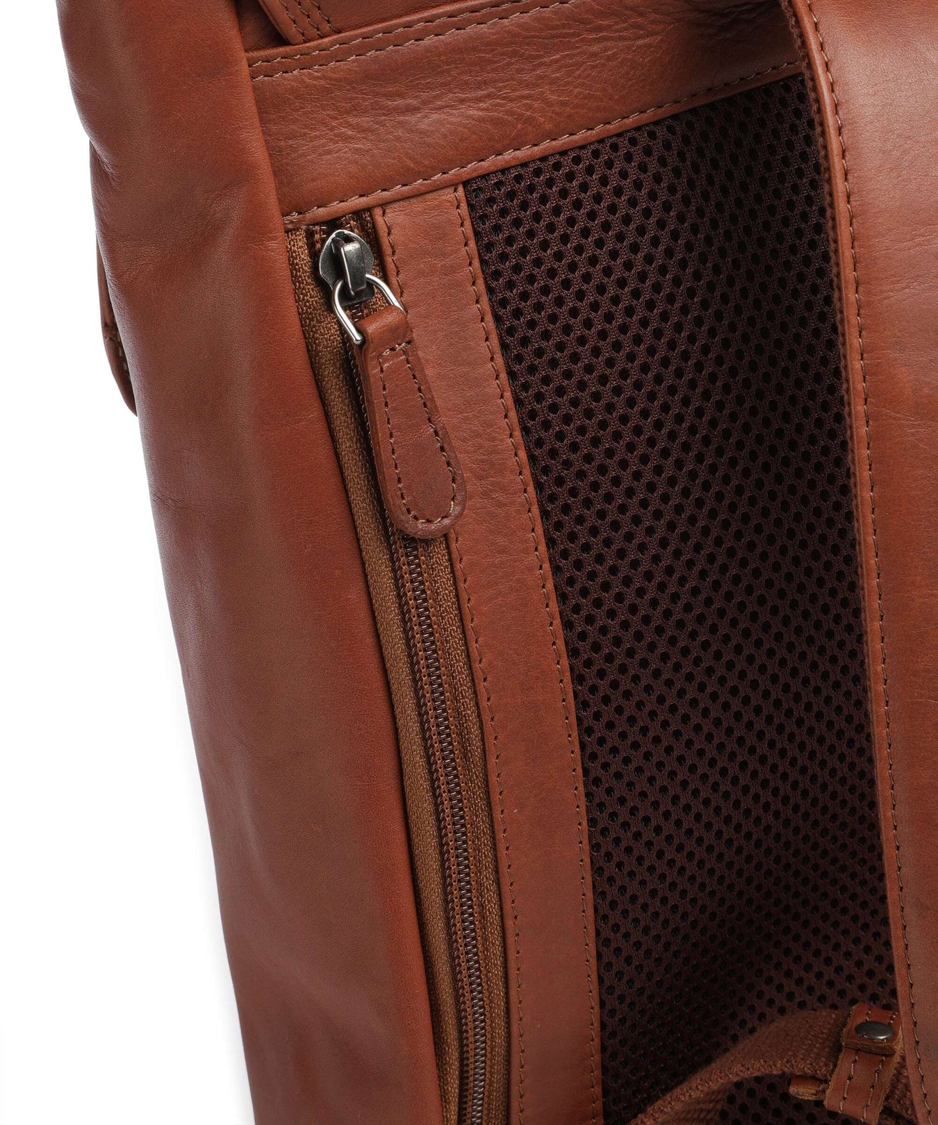 The Chesterfield Brand Wax Pull Up Cow Farrow Backpack cognac