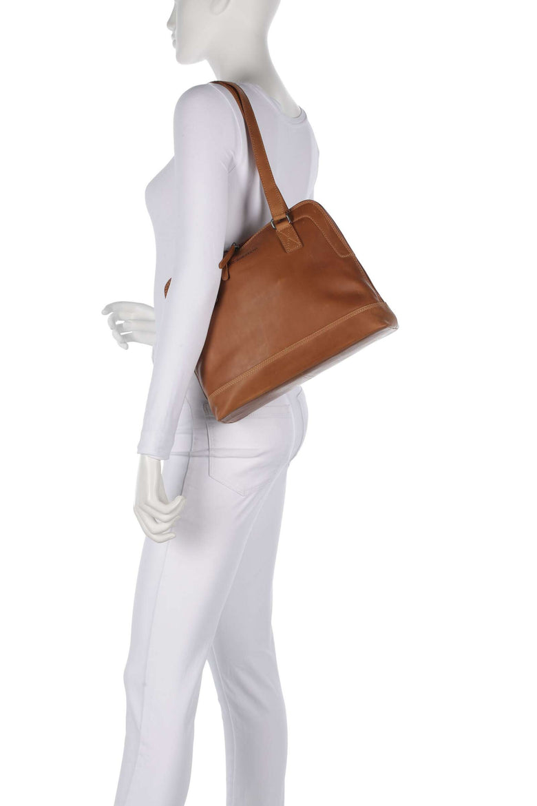 The Chesterfield Brand Wax Pull Up Cow Seron Tote bag cognac