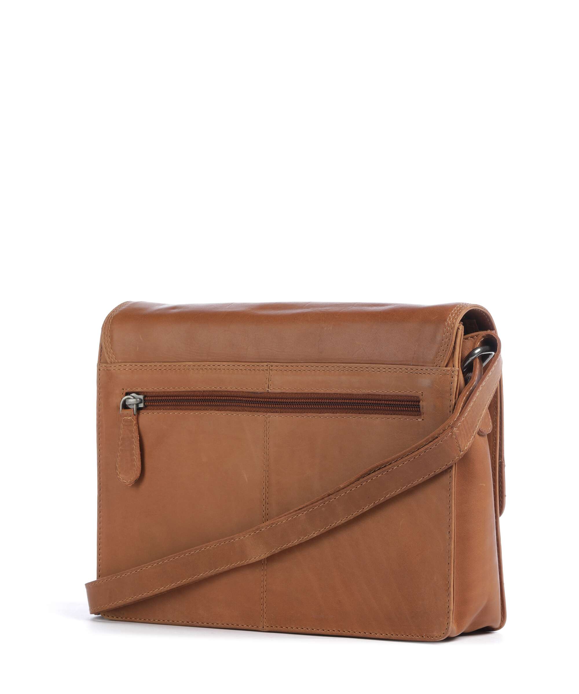 The Chesterfield Brand Wax Pull Up Cow Lunor Shoulder bag cognac