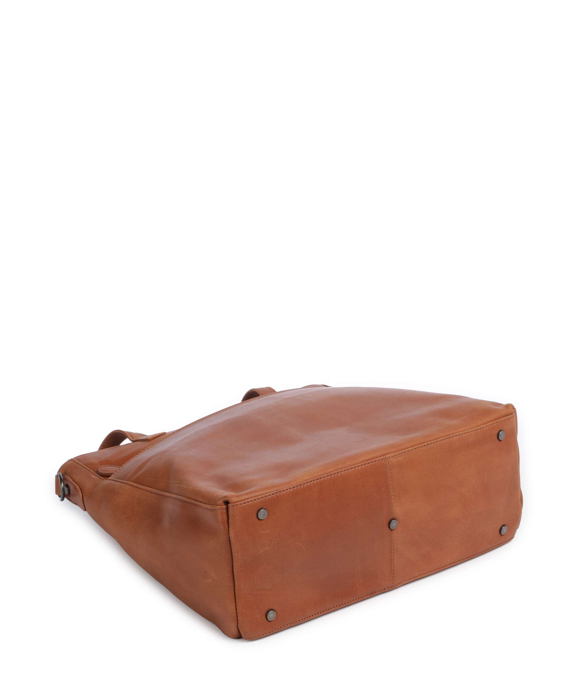 The Chesterfield Brand Wax Pull Up Cow Mosel Tote bag cognac