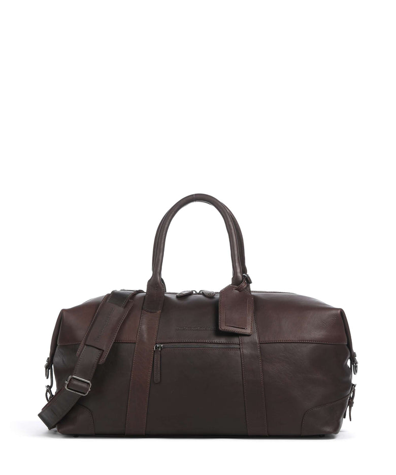 The Chesterfield Brand Wax Pull Up Cow Portsmouth 2 Weekend bag brown