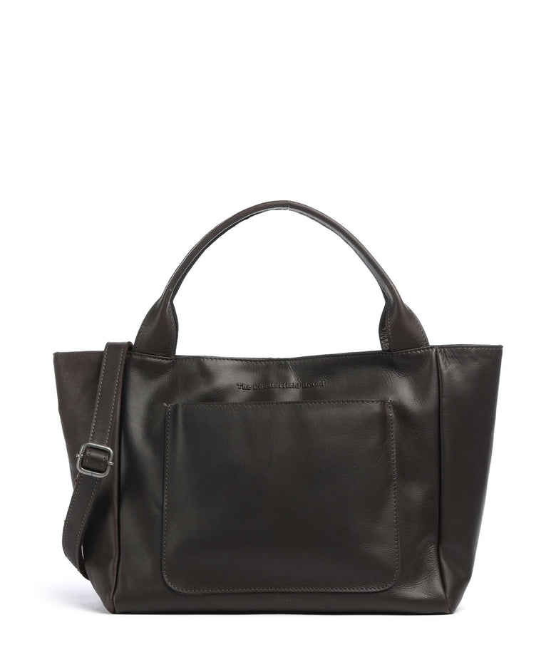 The Chesterfield Brand Wax Pull Up Cow Tenara Shoulder bag brown
