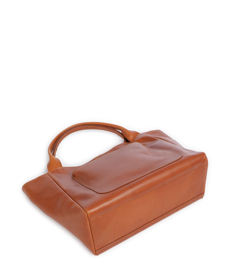 The Chesterfield Brand Wax Pull Up Cow Tenara Handbag cognac
