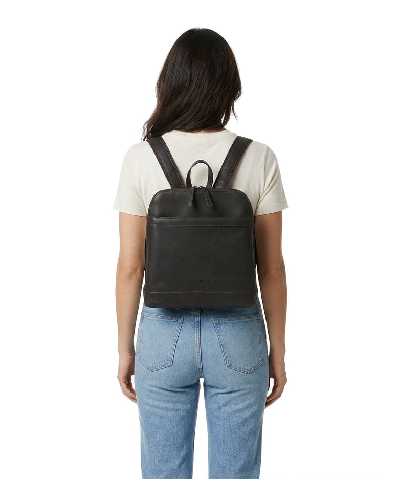 The Chesterfield Brand Wax Pull Up Cow Tigris Backpack brown