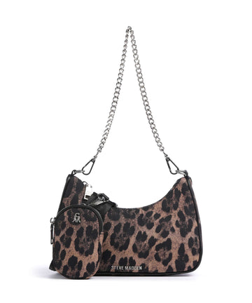 Steve Madden BVITAL Sac porté épaule leopard
