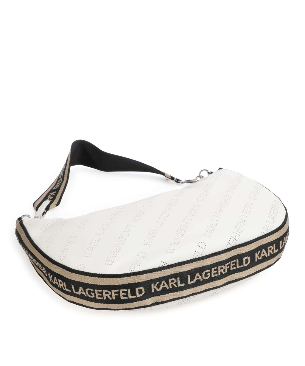 Karl Lagerfeld K/Moon Medium Hobo bag offwhite