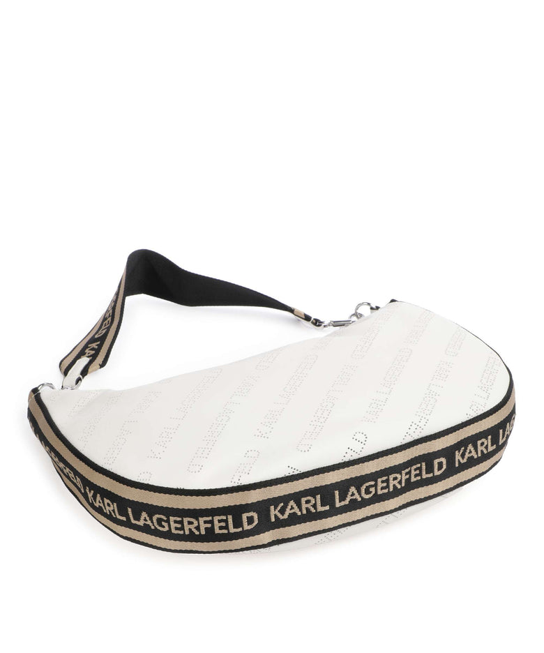 Karl Lagerfeld K/Moon Medium Hobo bag offwhite